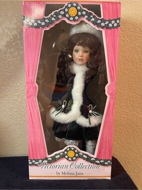 Victorian Collection by Melissa Green Velvet Holiday Doll